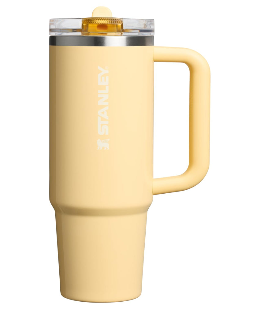Stanley Quencher ProTour Flip Straw Tumbler with Leakproof Lid 40 oz | Built - In Straw and Handle | Cup Holder Compatible for Travel | Insulated Stainless Steel Cup | BPA - Free | Vivid Violet Fade - 7DAY'S