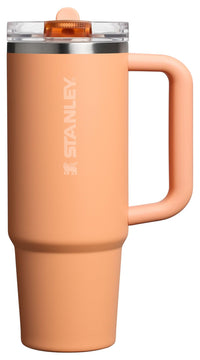 Stanley Quencher ProTour Flip Straw Tumbler with Leakproof Lid 40 oz | Built - In Straw and Handle | Cup Holder Compatible for Travel | Insulated Stainless Steel Cup | BPA - Free | Vivid Violet Fade - 7DAY'S