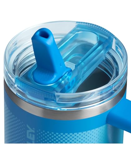 Stanley Quencher ProTour Flip Straw Tumbler with Leakproof Lid 40 oz | Built - In Straw and Handle | Cup Holder Compatible for Travel | Insulated Stainless Steel Cup | BPA - Free | Vivid Violet Fade - 7DAY'S