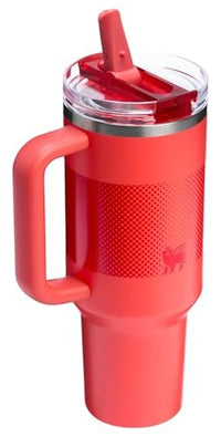 Stanley Quencher ProTour Flip Straw Tumbler with Leakproof Lid 40 oz | Built - In Straw and Handle | Cup Holder Compatible for Travel | Insulated Stainless Steel Cup | BPA - Free | Vivid Violet Fade - 7DAY'S