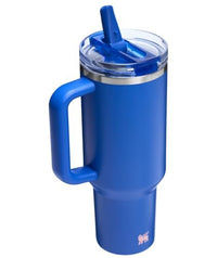 Stanley Quencher ProTour Flip Straw Tumbler with Leakproof Lid 40 oz | Built - In Straw and Handle | Cup Holder Compatible for Travel | Insulated Stainless Steel Cup | BPA - Free | Vivid Violet Fade - 7DAY'S
