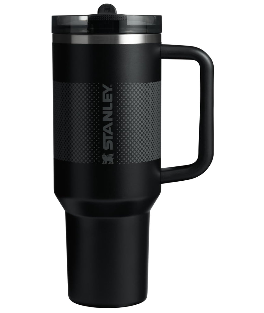 Stanley Quencher ProTour Flip Straw Tumbler with Leakproof Lid 40 oz | Built - In Straw and Handle | Cup Holder Compatible for Travel | Insulated Stainless Steel Cup | BPA - Free | Vivid Violet Fade - 7DAY'S