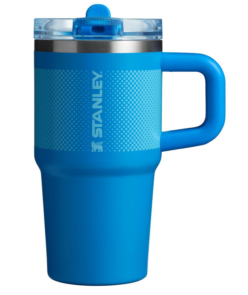 Stanley Quencher ProTour Flip Straw Tumbler with Leakproof Lid 40 oz | Built - In Straw and Handle | Cup Holder Compatible for Travel | Insulated Stainless Steel Cup | BPA - Free | Vivid Violet Fade - 7DAY'S