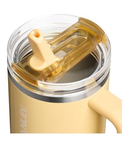 Stanley Quencher ProTour Flip Straw Tumbler with Leakproof Lid 40 oz | Built - In Straw and Handle | Cup Holder Compatible for Travel | Insulated Stainless Steel Cup | BPA - Free | Vivid Violet Fade - 7DAY'S