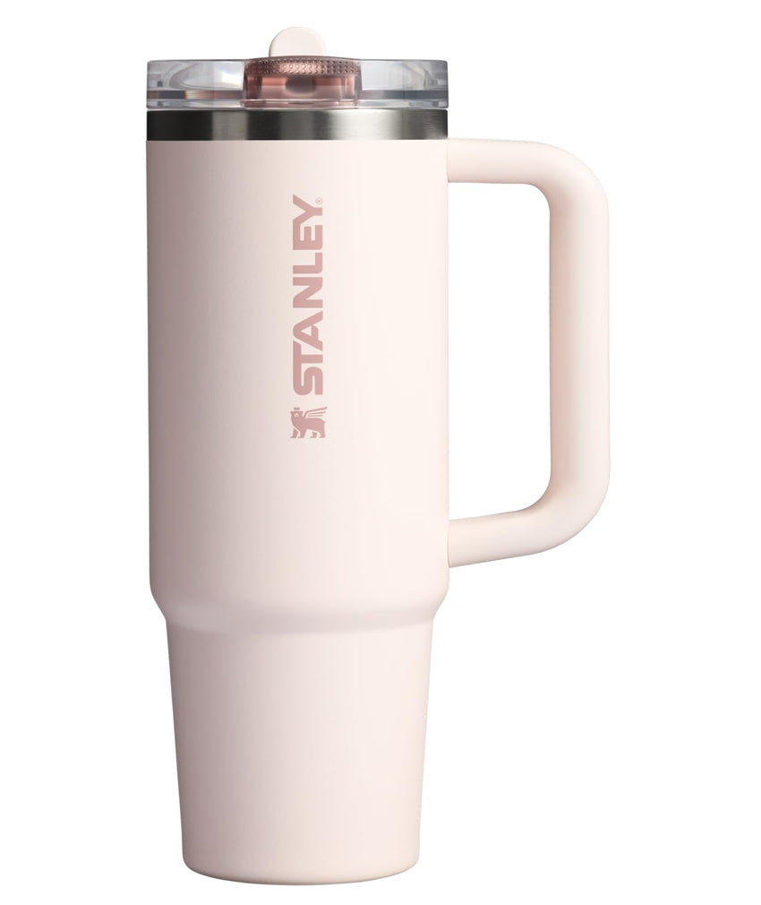 Stanley Quencher ProTour Flip Straw Tumbler with Leakproof Lid 40 oz | Built - In Straw and Handle | Cup Holder Compatible for Travel | Insulated Stainless Steel Cup | BPA - Free | Vivid Violet Fade - 7DAY'S
