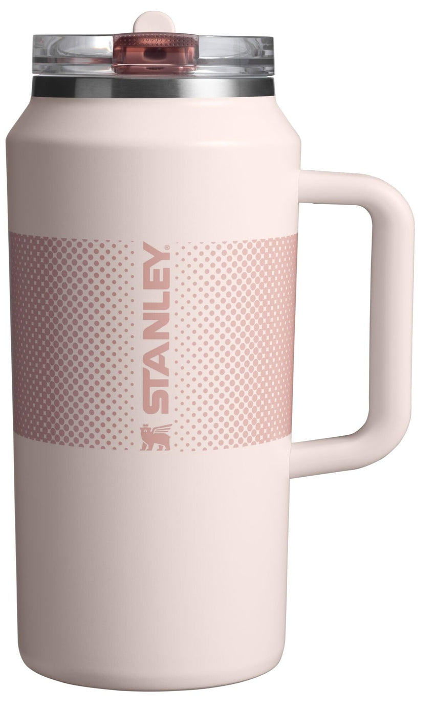 Stanley Quencher ProTour Flip Straw Tumbler with Leakproof Lid 40 oz | Built - In Straw and Handle | Cup Holder Compatible for Travel | Insulated Stainless Steel Cup | BPA - Free | Vivid Violet Fade - 7DAY'S
