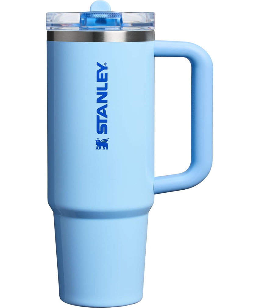Stanley Quencher ProTour Flip Straw Tumbler with Leakproof Lid 40 oz | Built - In Straw and Handle | Cup Holder Compatible for Travel | Insulated Stainless Steel Cup | BPA - Free | Vivid Violet Fade - 7DAY'S