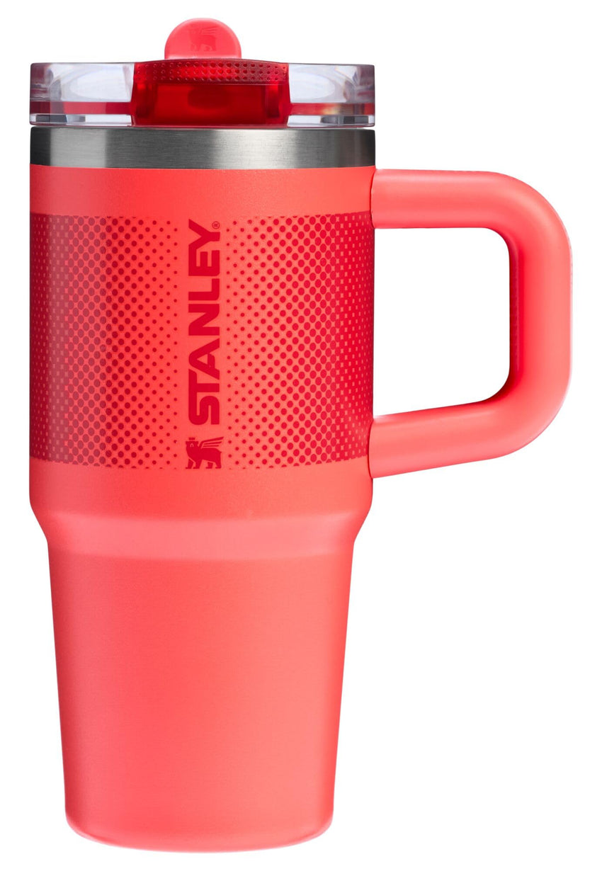 Stanley Quencher ProTour Flip Straw Tumbler with Leakproof Lid 40 oz | Built - In Straw and Handle | Cup Holder Compatible for Travel | Insulated Stainless Steel Cup | BPA - Free | Vivid Violet Fade - 7DAY'S