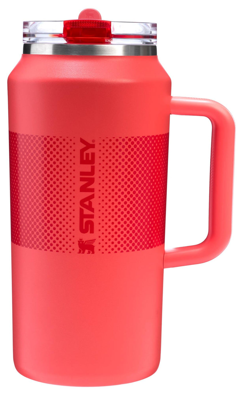 Stanley Quencher ProTour Flip Straw Tumbler with Leakproof Lid 40 oz | Built - In Straw and Handle | Cup Holder Compatible for Travel | Insulated Stainless Steel Cup | BPA - Free | Vivid Violet Fade - 7DAY'S