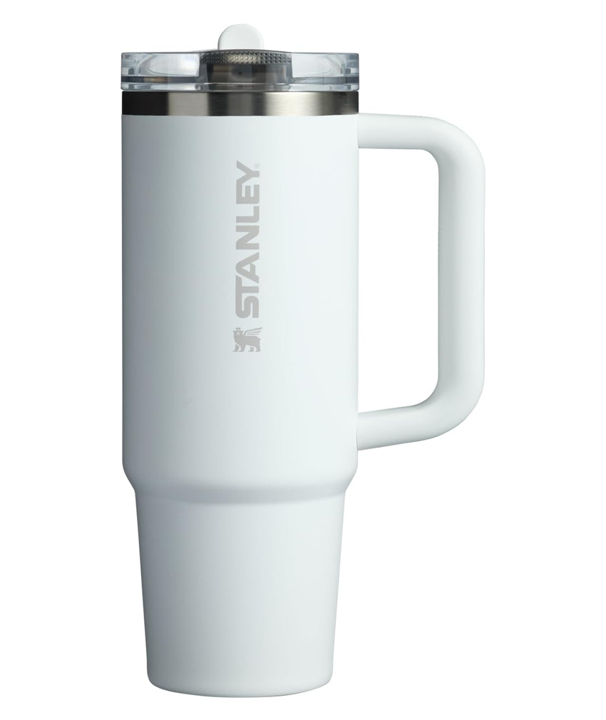 Stanley Quencher ProTour Flip Straw Tumbler with Leakproof Lid 40 oz | Built - In Straw and Handle | Cup Holder Compatible for Travel | Insulated Stainless Steel Cup | BPA - Free | Vivid Violet Fade - 7DAY'S