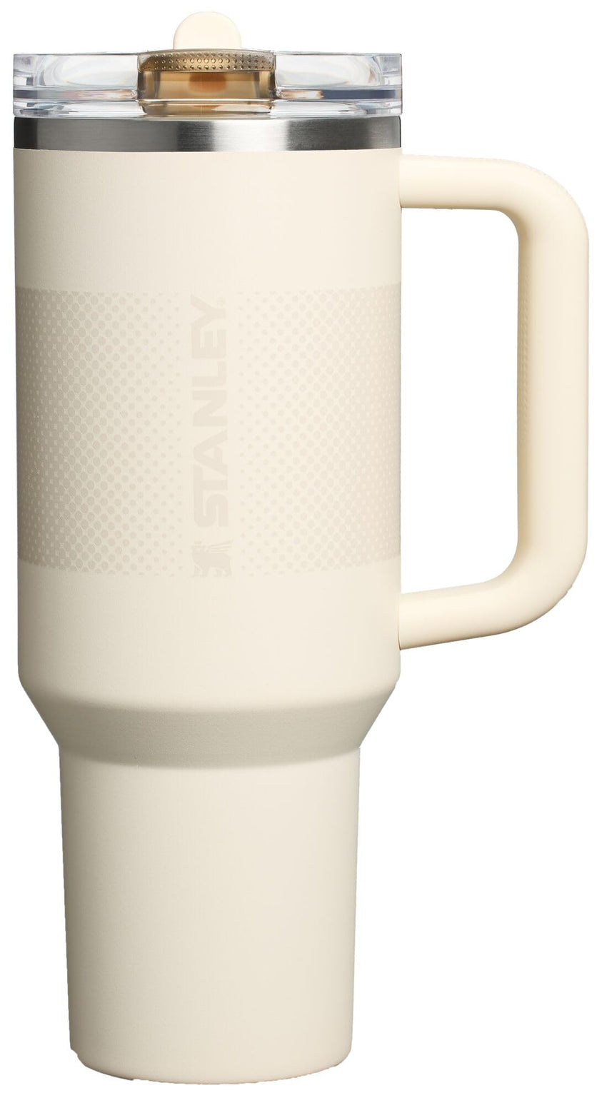 Stanley Quencher ProTour Flip Straw Tumbler with Leakproof Lid 40 oz | Built - In Straw and Handle | Cup Holder Compatible for Travel | Insulated Stainless Steel Cup | BPA - Free | Vivid Violet Fade - 7DAY'S