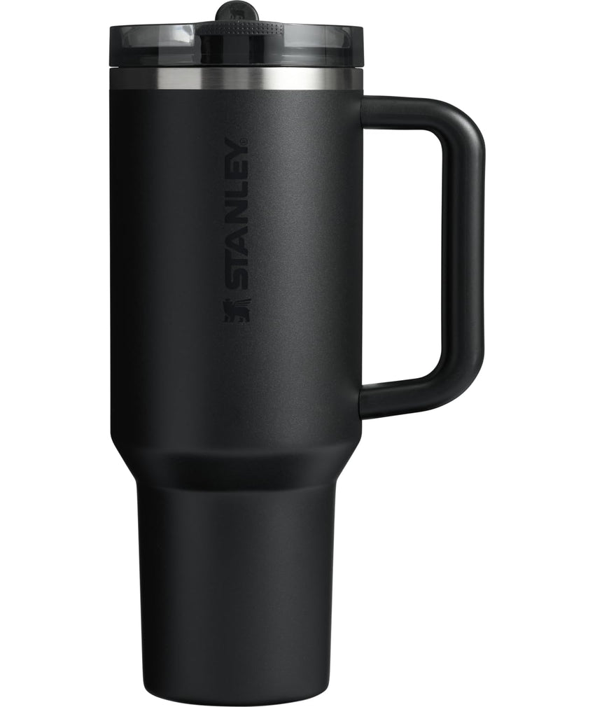 Stanley Quencher ProTour Flip Straw Tumbler with Leakproof Lid 40 oz | Built - In Straw and Handle | Cup Holder Compatible for Travel | Insulated Stainless Steel Cup | BPA - Free | Vivid Violet Fade - 7DAY'S