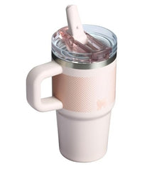 Stanley Quencher ProTour Flip Straw Tumbler with Leakproof Lid 40 oz | Built - In Straw and Handle | Cup Holder Compatible for Travel | Insulated Stainless Steel Cup | BPA - Free | Vivid Violet Fade - 7DAY'S