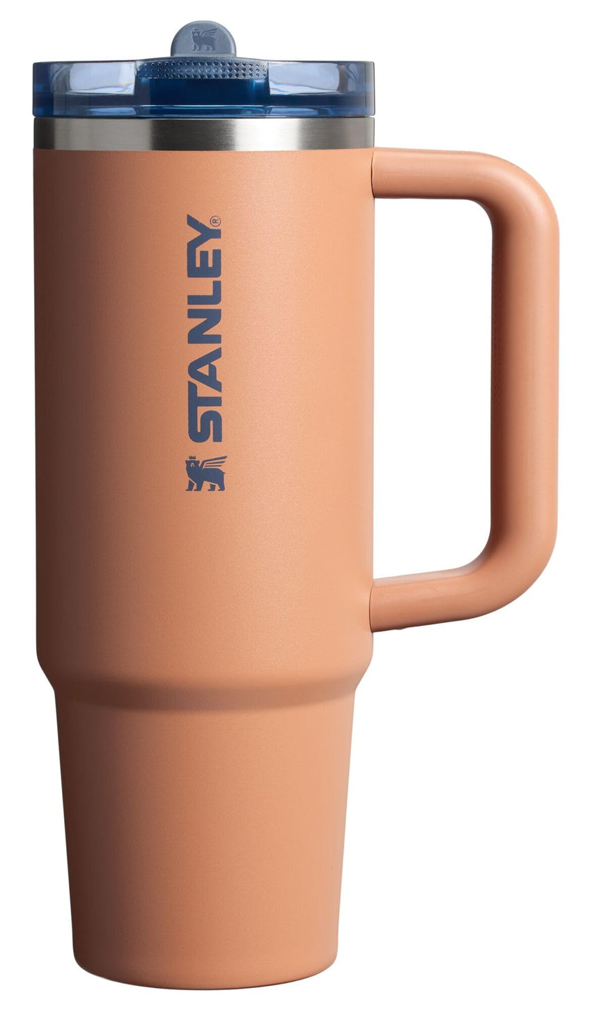 Stanley Quencher ProTour Flip Straw Tumbler with Leakproof Lid 40 oz | Built - In Straw and Handle | Cup Holder Compatible for Travel | Insulated Stainless Steel Cup | BPA - Free | Vivid Violet Fade - 7DAY'S