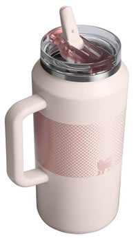 Stanley Quencher ProTour Flip Straw Tumbler with Leakproof Lid 40 oz | Built - In Straw and Handle | Cup Holder Compatible for Travel | Insulated Stainless Steel Cup | BPA - Free | Vivid Violet Fade - 7DAY'S