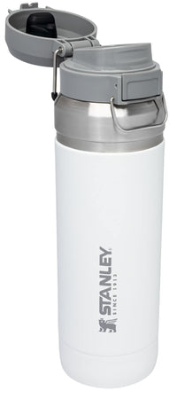 Stanley Quick Flip GO Water Bottle 24 oz | Push Button Lid | Leakproof and Packable for Travel and Sports | Insulated Stainless Steel | BPA - Free | Azure - 7DAY'S