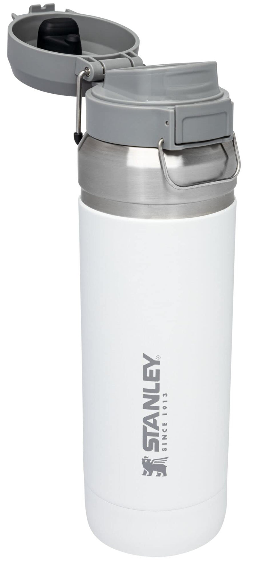 Stanley Quick Flip GO Water Bottle 24 oz | Push Button Lid | Leakproof and Packable for Travel and Sports | Insulated Stainless Steel | BPA - Free | Azure - 7DAY'S