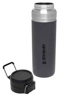 Stanley Quick Flip GO Water Bottle 24 oz | Push Button Lid | Leakproof and Packable for Travel and Sports | Insulated Stainless Steel | BPA - Free | Azure - 7DAY'S