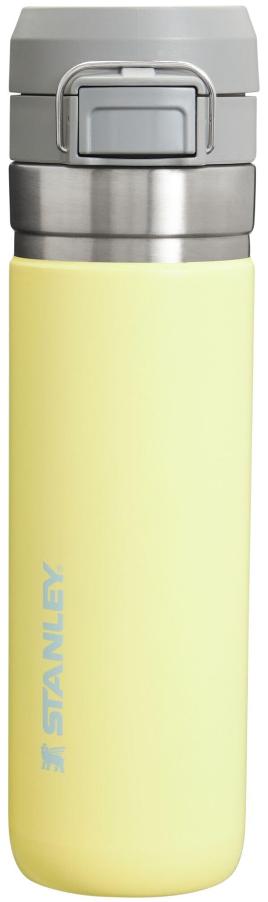 Stanley Quick Flip GO Water Bottle 24 oz | Push Button Lid | Leakproof and Packable for Travel and Sports | Insulated Stainless Steel | BPA - Free | Azure - 7DAY'S