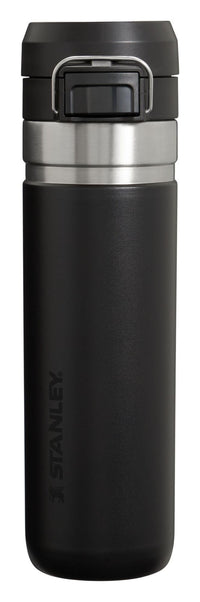 Stanley Quick Flip GO Water Bottle 24 oz | Push Button Lid | Leakproof and Packable for Travel and Sports | Insulated Stainless Steel | BPA - Free | Azure - 7DAY'S