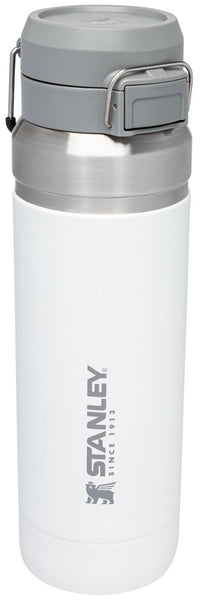 Stanley Quick Flip GO Water Bottle 24 oz | Push Button Lid | Leakproof and Packable for Travel and Sports | Insulated Stainless Steel | BPA - Free | Azure - 7DAY'S