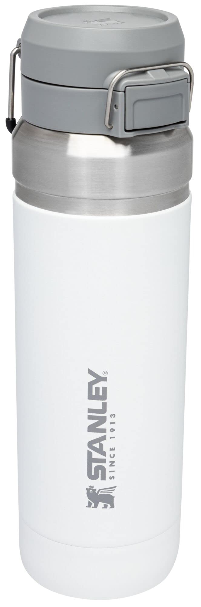 Stanley Quick Flip GO Water Bottle 24 oz | Push Button Lid | Leakproof and Packable for Travel and Sports | Insulated Stainless Steel | BPA - Free | Azure - 7DAY'S