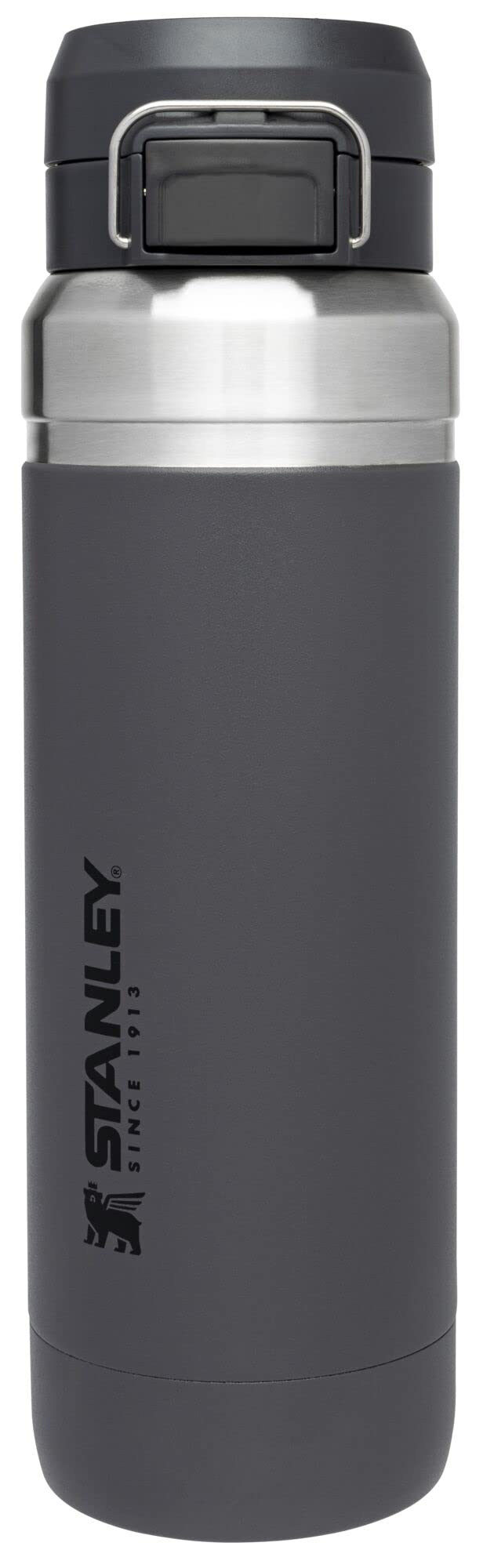 Stanley Quick Flip GO Water Bottle 24 oz | Push Button Lid | Leakproof and Packable for Travel and Sports | Insulated Stainless Steel | BPA - Free | Azure - 7DAY'S