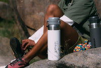 Stanley Quick Flip GO Water Bottle 24 oz | Push Button Lid | Leakproof and Packable for Travel and Sports | Insulated Stainless Steel | BPA - Free | Azure - 7DAY'S