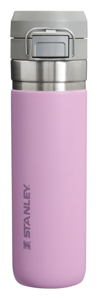 Stanley Quick Flip GO Water Bottle 24 oz | Push Button Lid | Leakproof and Packable for Travel and Sports | Insulated Stainless Steel | BPA - Free | Azure - 7DAY'S