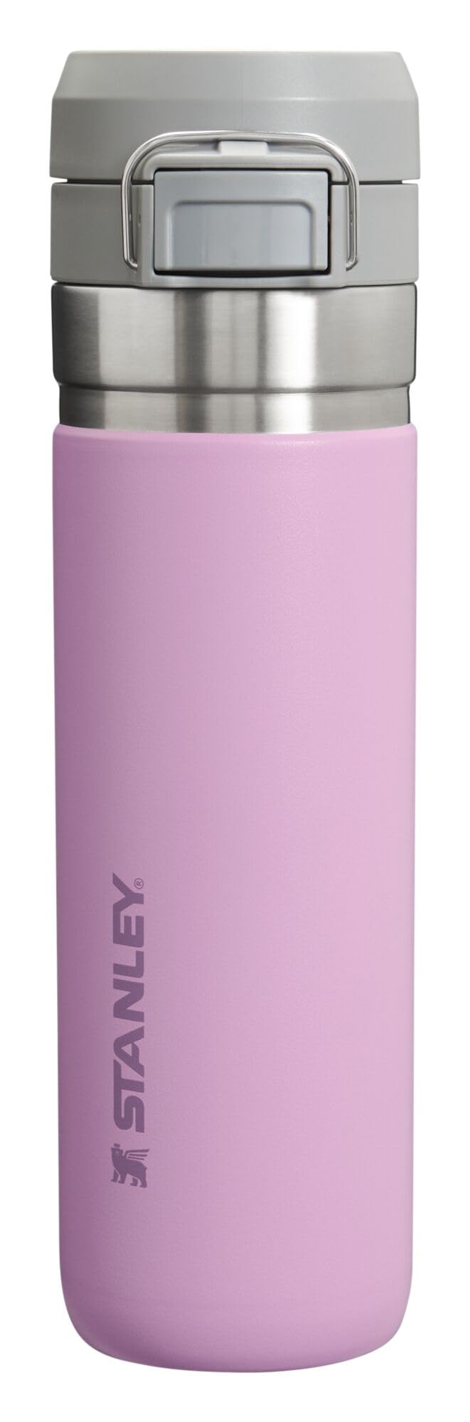 Stanley Quick Flip GO Water Bottle 24 oz | Push Button Lid | Leakproof and Packable for Travel and Sports | Insulated Stainless Steel | BPA - Free | Azure - 7DAY'S