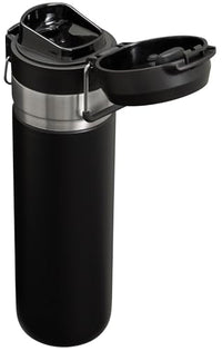 Stanley Quick Flip GO Water Bottle 24 oz | Push Button Lid | Leakproof and Packable for Travel and Sports | Insulated Stainless Steel | BPA - Free | Azure - 7DAY'S