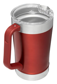Stanley Stay - Chill Pitcher 64 oz | Cold Water, Beer, and Drink Pitcher with Lid | Large Capacity Durable Beverage Container with Handle | Insulated Stainless Steel | BPA - Free | Ash - 7DAY'S