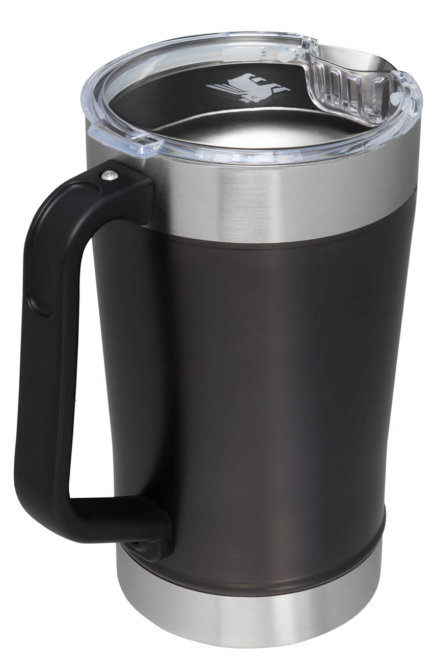 Stanley Stay - Chill Pitcher 64 oz | Cold Water, Beer, and Drink Pitcher with Lid | Large Capacity Durable Beverage Container with Handle | Insulated Stainless Steel | BPA - Free | Ash - 7DAY'S