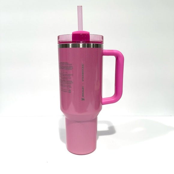 Stanley X Starbucks 2023 Holiday Collab 40 oz Pink Tumbler Mug - 7DAY'S