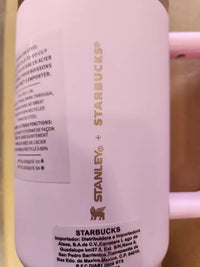 Stanley X Starbucks Pink Rose 40oz + free Silicone 3pcs + free 1 Extra straw - 7DAY'S