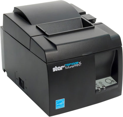 Star Micronics TSP143IIIBi Bluetooth Thermal Receipt Printer for iOS, Android, and Windows with Auto - cutter and Internal Power Supply - Gray - 7DAY'S