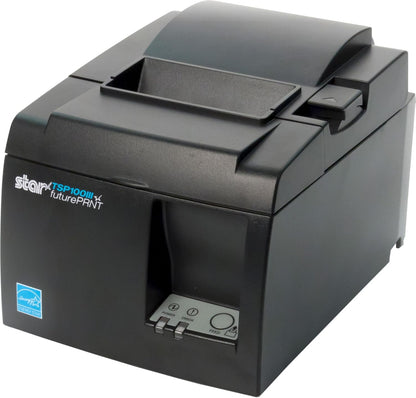 Star Micronics TSP143IIIBi Bluetooth Thermal Receipt Printer for iOS, Android, and Windows with Auto - cutter and Internal Power Supply - Gray - 7DAY'S
