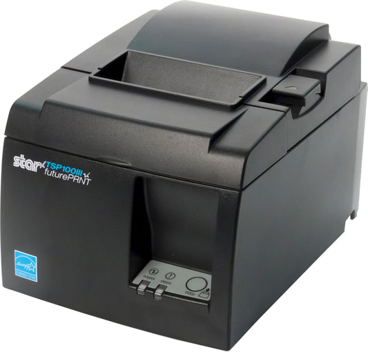 Star Micronics TSP143IIIBi Bluetooth Thermal Receipt Printer for iOS, Android, and Windows with Auto - cutter and Internal Power Supply - Gray - 7DAY'S