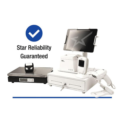Star Micronics TSP143IIIBi Bluetooth Thermal Receipt Printer for iOS, Android, and Windows with Auto - cutter and Internal Power Supply - Gray - 7DAY'S