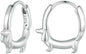 Sterling Silver Dachshund Hoop Earrings, Cute Wiener Dog Huggie Earrings for Women, Pet - Inspired Silver Jewelry Gift（Super good qualiey） - 7DAY'S