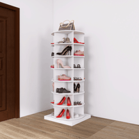 Storage Rotating Shoe Rack 360 Original Rotating Shoe Rack Tower Original 7 - Tier Hold Over 35 Pairs Of Shoes - 7DAY'S