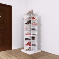 Storage Rotating Shoe Rack 360 Original Rotating Shoe Rack Tower Original 7 - Tier Hold Over 35 Pairs Of Shoes - 7DAY'S