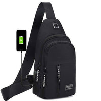 Strap Bag Crossbody Backpack with USB Hole Strap Backpack Trave Hiking Backpack Multipurpose Crossbody Chest Bags - 7DAY'S