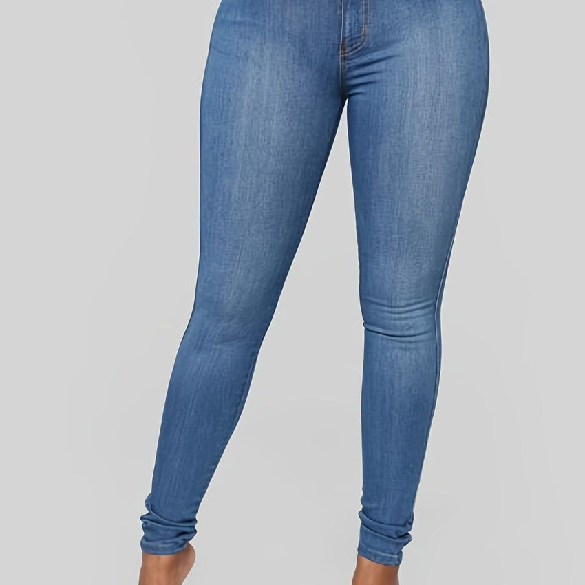 Stretchy Skinny Jeans; High - Rise Slim Fit Jeans; Versatile Pants For Every Day; Women's Clothing & Denim - 7DAY'S