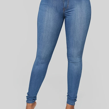 Stretchy Skinny Jeans; High - Rise Slim Fit Jeans; Versatile Pants For Every Day; Women's Clothing & Denim - 7DAY'S