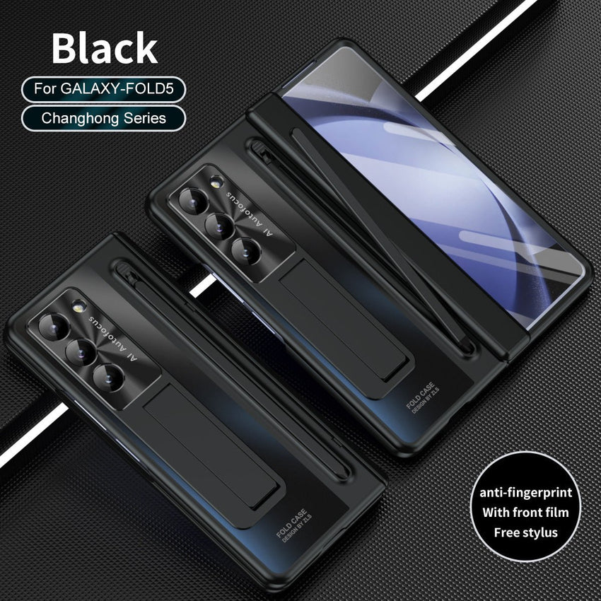 Suitable for Samsung Galaxy Z Fold6 mobile phone case shell film integrated bracket with stylus Z Fold5 anti - fall - 7DAY'S