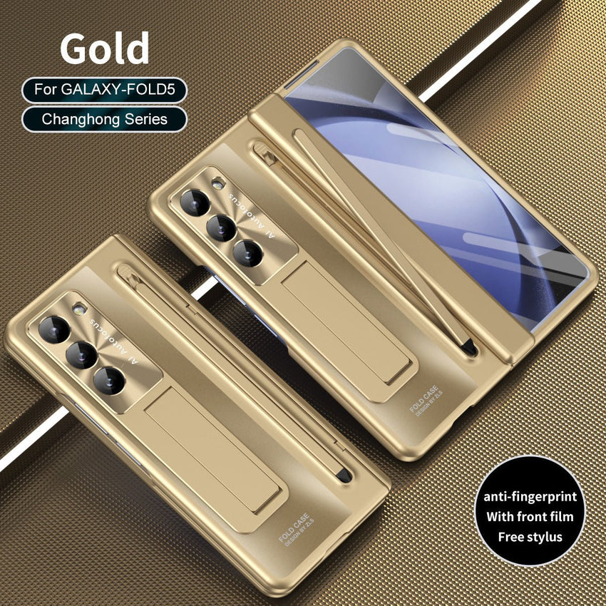 Suitable for Samsung Galaxy Z Fold6 mobile phone case shell film integrated bracket with stylus Z Fold5 anti - fall - 7DAY'S