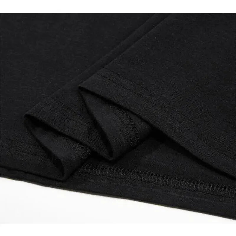 Summer Casual Men's T-Shirt Solid Color Soft and Loose Round Neck Top for Men Loose Soft Cool Cotton Male Short Sleeve Tees - 7DAY'S