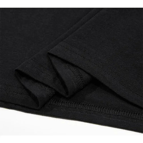 Summer Casual Men's T-Shirt Solid Color Soft and Loose Round Neck Top for Men Loose Soft Cool Cotton Male Short Sleeve Tees - 7DAY'S