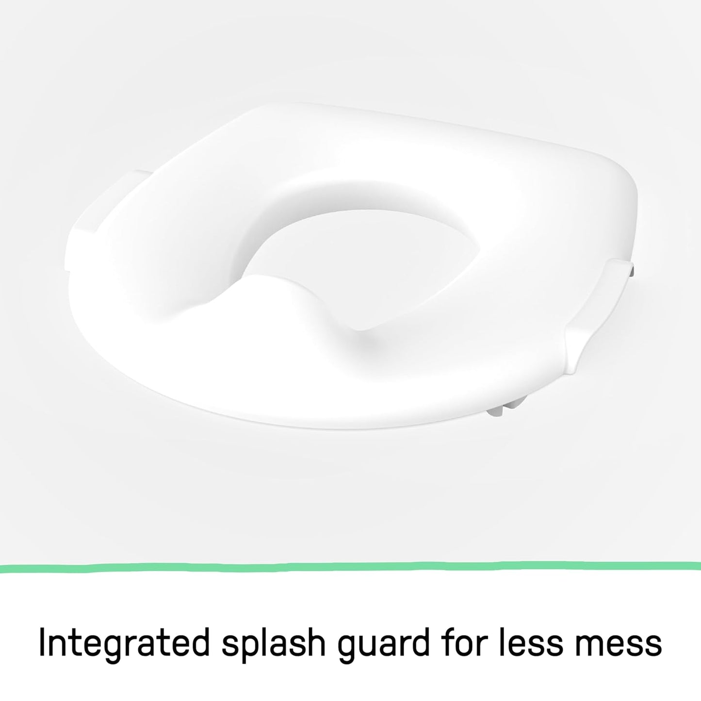 Summer Infant by Ingenuity My Size Potty Pro in White, Toddler Potty Training Toilet, Lifelike Flushing Sound, for Ages 18 Months+, Up to 50 Pounds - 7DAY'S
